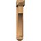 Ekena Millwork Westlake Arts and Crafts Smooth Bracket w/ Offset Brace, Western Red Cedar, 5 1/2"W x 26"D x 30"H BKT0604X26X30WTL03SWR - alternate 4